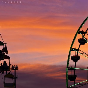 Ferris Wheels, Silhouettes and Sunsets